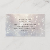 かすかな優しいグリッターの背景 名刺 (裏面)