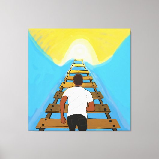 かすかな希望 キャンバスプリント (正面)