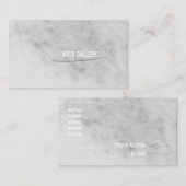 かすかな灰色のグランジ鉛筆の染み 名刺 (正面/裏面)