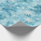 かすかな雪 ラッピングペーパー (角)