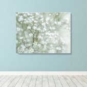 かすみ草の花 エアリーな自然の写真 キャンバスプリント (インサイチュ (ウッドフロア))