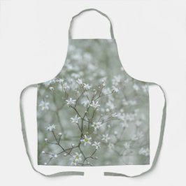 かすみ草の花 美しい自然の写真 エプロン