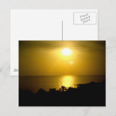 かすんだ太陽 ポストカード (正面/裏面)