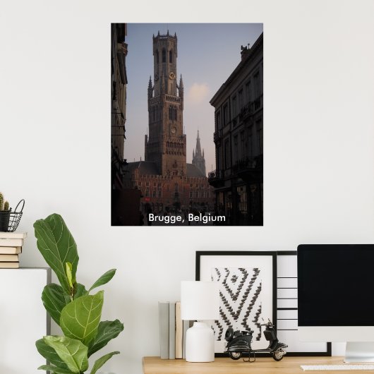 かすんだ日 ポスター (ホームオフィス)