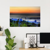 かすんだ朝 ポスター (ホームオフィス)