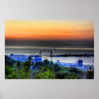 かすんだ朝 ポスター