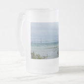 かすんでいる強大なMac フロストグラスビールジョッキ (正面左)