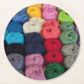 かせのヤーン ラウンドペーパーコースター (正面)