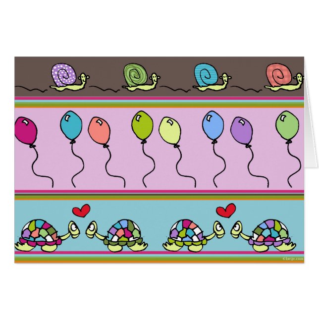 かたつむりおよびカメを祝うこと (正面横)