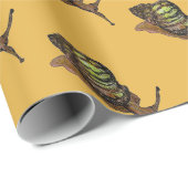 かたつむりのギフト用包装紙 ラッピングペーパー (ロールコーナー)