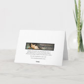 かたつむりの乗車の挨拶状 カード (裏面)