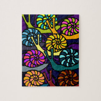 かたつむりの競争のジグソーパズル ジグソーパズル