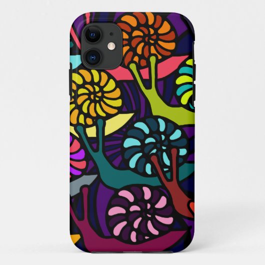 かたつむりの競争の電話箱 Case-Mate iPhoneケース (裏面)
