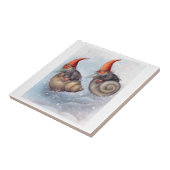 かたつむりの貝の2つの格言のスノーボード タイル (側面)