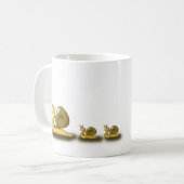 かたつむりの遅い生命 コーヒーマグカップ (正面左)