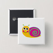 かたつむりボタン 缶バッジ (正面&裏面)