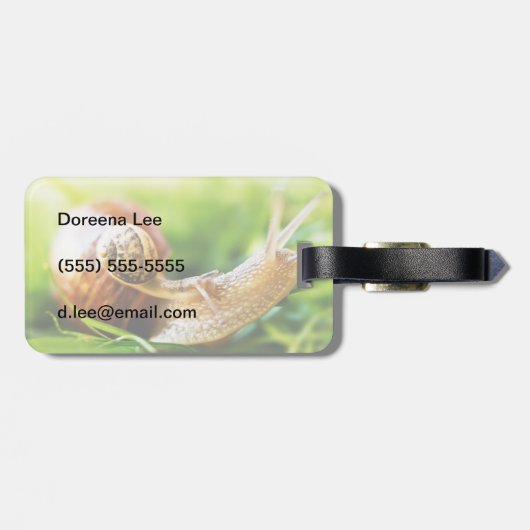 かたつむり ラゲッジタグ (裏面横)