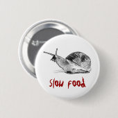 かたつむり 缶バッジ (正面&裏面)