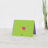 かたつむりNotecard カード (裏面)