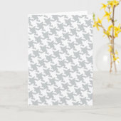 かちりと言う音はあなたの色の一突きにそれを変更の灰色カスタマイズ カード (黄色い花)