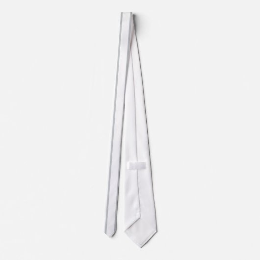 かちりと言う音はあなたの色の一突きにそれを変更の灰色カスタマイズ ネクタイ (裏面)