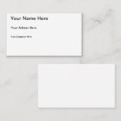 かちりと言う音はそれをカスタマイズ-あなたの写真をここに加えて下さい! 所有するために作って下さい 名刺 (正面/裏面)