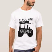かっこいいね ファーマー ワード アート Tシャツ (正面)