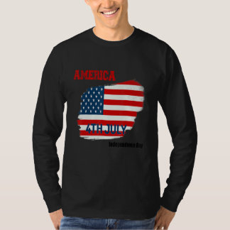 かっこいいアメリカ独立記念日 7月4日 米国愛国者 Tシャツ