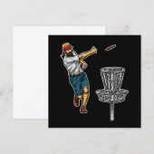 かっこいいイエス様のディスクゴルフギフトアイデア 招待状 (正面/裏面)