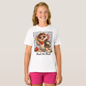 かっこいいウーパールーパー 小学1年生 Bruh We Back 学校 キッズ Tシャツ (正面フル)