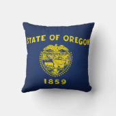 かっこいいオレゴン州の旗 クッション (裏面)