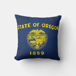かっこいいオレゴン州の旗 クッション