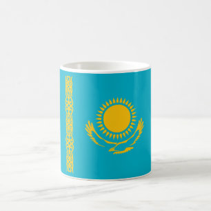かっこいいカザフスタン国旗 コーヒーマグカップ