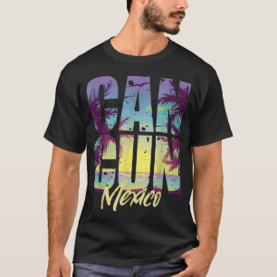 かっこいいカンクン アート メンズ レディース メキシコ バケーション お土産 Tシャツ