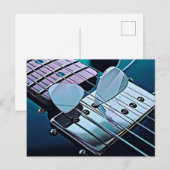 かっこいいギタリストへのプレゼント ポストカード (正面/裏面)