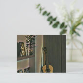 かっこいいギタリストへのプレゼント ポストカード (スタンド正面)