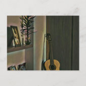 かっこいいギタリストへのプレゼント ポストカード (正面)