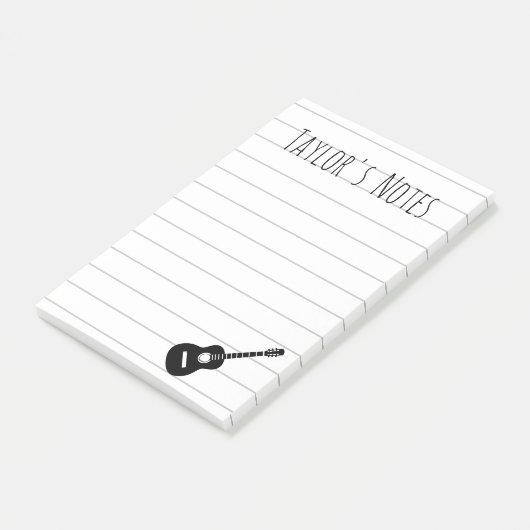 かっこいいギター - 個人名のポストイットメモ ポストイット (アングル)