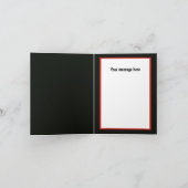 かっこいいゴシック風のバレンタインのメッセージを追加する シーズンカード (内部)