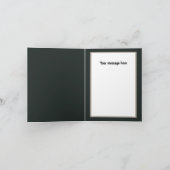 かっこいいゴシック風のバレンタイン追加メッセージ シーズンカード (内部)