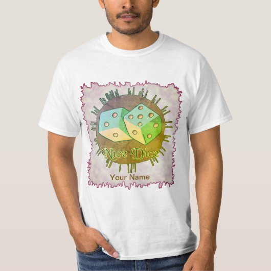 かっこいいサイコロ Tシャツ (正面)