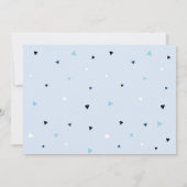 かっこいいサングラス少年 2歳の誕生日 招待状 (裏面)