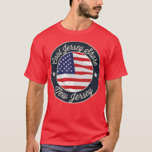 かっこいいジャージーショア - 愛国的なニュージャージー州のお土産 Tシャツ