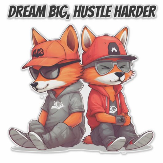 かっこいいステッカー シール (正面)