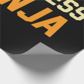 かっこいいチェス忍者 チェス愛好家のプレゼント ラッピングペーパー (角)