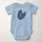 かっこいいデニムスタイル ベビーボディスーツ (裏面)