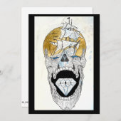 かっこいいドクロアート シーズンカード (正面/裏面)