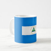 かっこいいニカラグアの国旗 コーヒーマグカップ (正面左)