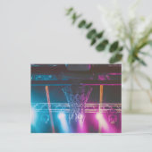 かっこいいバスケットボールアート ポストカード (スタンド正面)