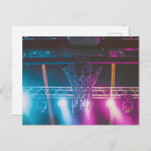 かっこいいバスケットボールアート ポストカード (正面/裏面)